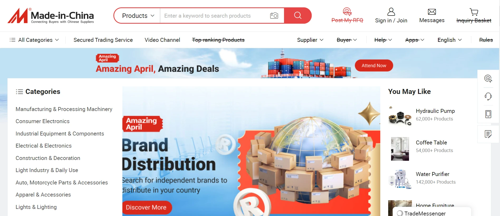 Finding products on online B2B platforms