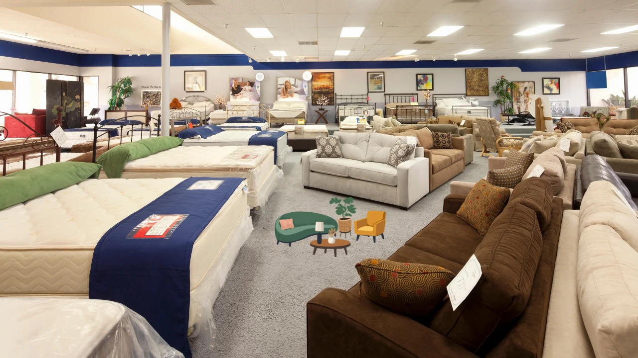 Furniture warehouse and logistics